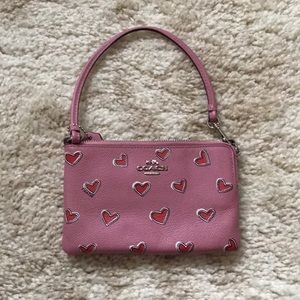 Coach heart wallet